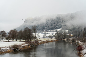 Oberes Donautal im Winter / Bei Beuron
