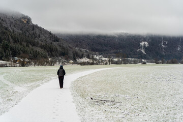 Oberes Donautal im Winter / Bei Beuron