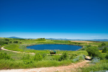 lakes created by meteorite fall ,Twin lakes Zerelia or Zirelia are two circular lakes, located 4 km...