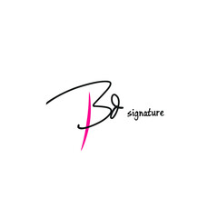 Bd hand handwritten logo for identity
