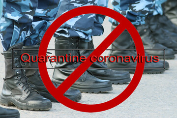 quarantine coronavirus background, abstract blurred theme coronavirus pandemic epidemic