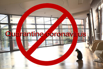 quarantine coronavirus background, abstract blurred theme coronavirus pandemic epidemic