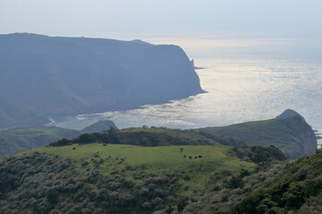 赤尾展望台から見る国賀海岸