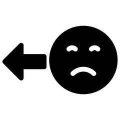 Obraz premium Sad Emoji 
