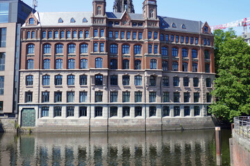 Nikolaifleet in der Hansestadt Hamburg