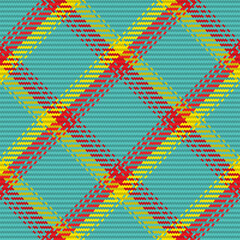 Seamless pattern of scottish tartan plaid. Repeatable background with check fabric texture. Vector backdrop striped textile print.