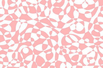 Vector freehand illustration of pattern with optical illusion. Op art abstract background.