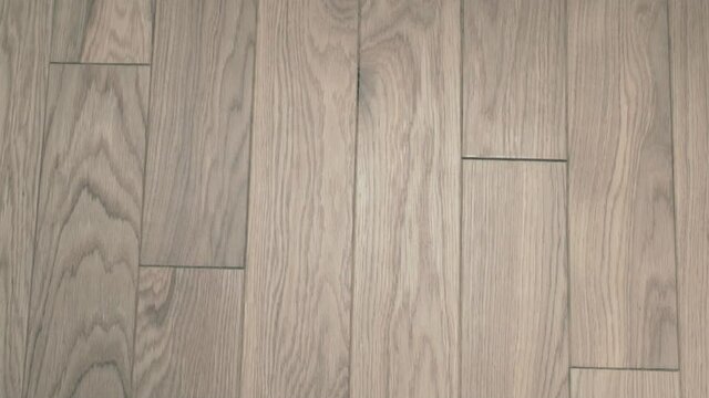 Cozy Warm Wooden Floors Surface Made of Solid Wood Light Gray Oak, Solid Natural Light Gray Oak, Parquet, Wooden Board, Camera Slide.