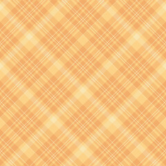 Seamless pattern in creative yellow and orange colors for plaid, fabric, textile, clothes, tablecloth and other things. Vector image. 2