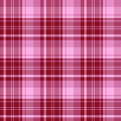 Seamless pattern in creative vine and pink colors for plaid, fabric, textile, clothes, tablecloth and other things. Vector image.