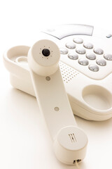 骨伝導電話機、骨伝導受話器