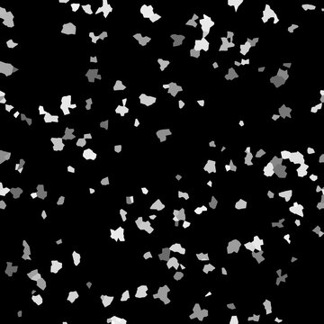 Black and white polka dot image pixel art.