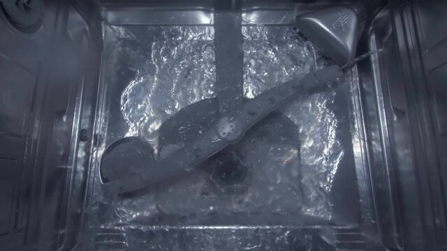 Dishwasher Empty Close Water 