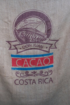 SANTA ELENA, COSTA RICA - Nov 15, 2018: Logo Cacao Don Juan Costa Ric