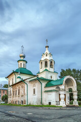 Fototapeta na wymiar Church of Protection of the Holy Virgin, Vologda,Russia