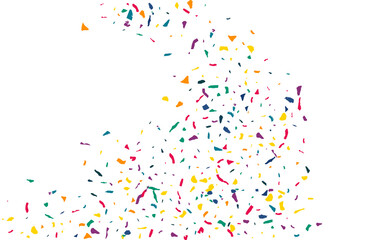 Yellow Elements Fun White Background. Vector