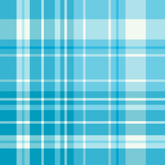 Seamless pattern in cute blue and white colors for plaid, fabric, textile, clothes, tablecloth and other things. Vector image.