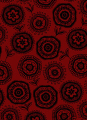 flower with new designs floral motif with screen designs