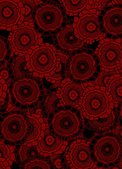 flower with new designs floral motif with screen designs