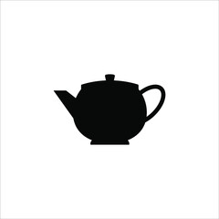 teapot icon Flat illustration of a vector