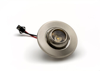 Mini 1W adjustable led light lamp on white background