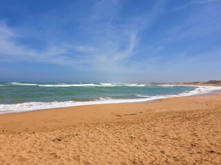 Waves Beach Morocco Sand
