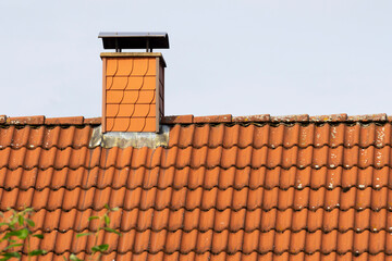 Chimney On The Roof Of A House