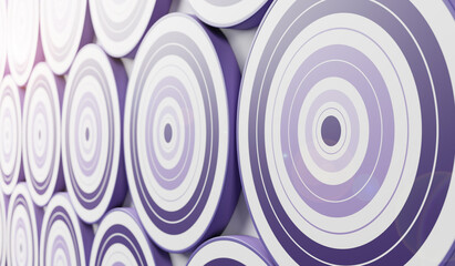 competitive advantage, strategic marketing concept. 3d illustration