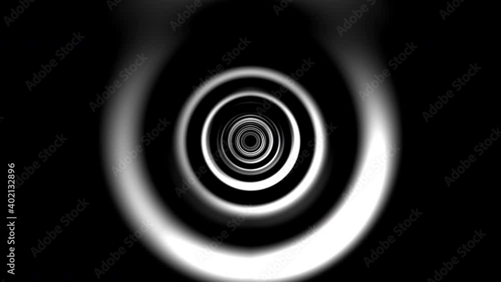 Poster round tunnel with dark and light areas. computer generated dynamic background. 3d rendering