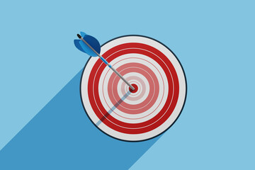 competitive advantage, strategic marketing concept. 3d illustration