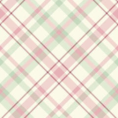 Seamless pattern in discreet pink and green colors for plaid, fabric, textile, clothes, tablecloth and other things. Vector image. 2
