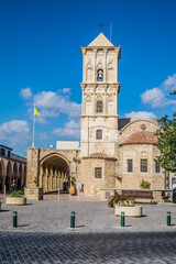 Fototapeta na wymiar Church of Saint Lazarus at Larnaca, Cyprus, September 2017