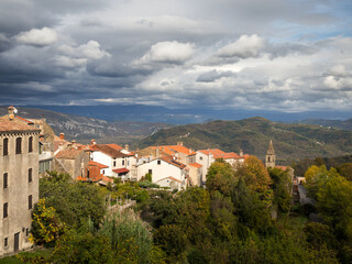 Fototapeta na wymiar View of Motovun in istria Croatia