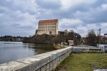 Fototapeta premium Plumov castle in Czech Republic