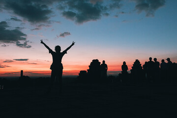 silhouette of a person