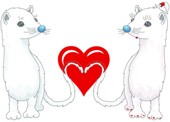 Saint-Valentin : Loutre