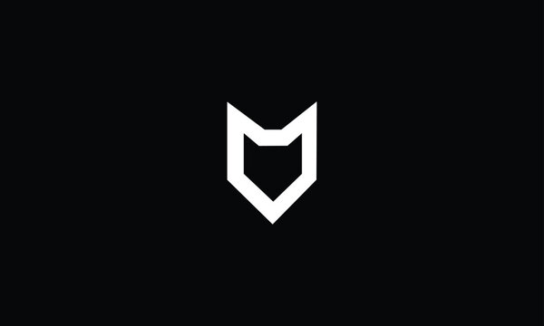 Simple Wolf Creative Concept Logo Design Template