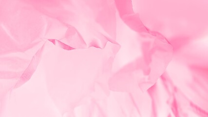 Pink flying fabric, abstract blurred background, gradient color, 16 on 9