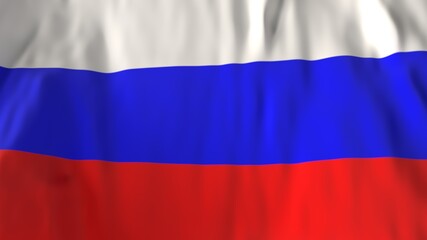 3d render illusion torus blue and white