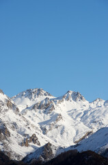 Obraz premium Snowy peaks in the Pyrenees