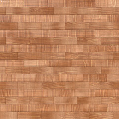 Varnished English oak flooring, textured background of wooden laminate, parquet flooring. 3D-rendering