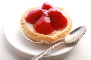 Tartlet with strawberries