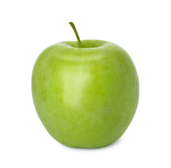 Fresh ripe green apple isolated on white