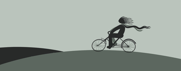 mountains, hills, horizon rider a panoramic view