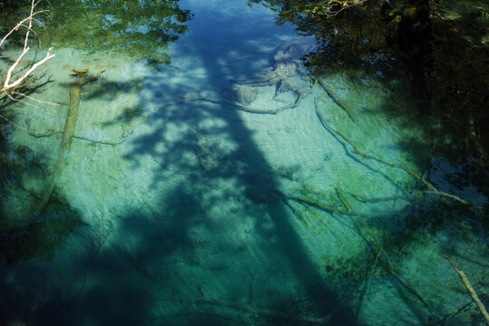 Plitvice lakes national park in Croatia.