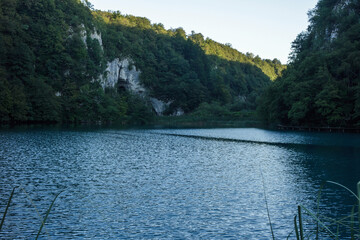 Plitvice lakes national park in Croatia.