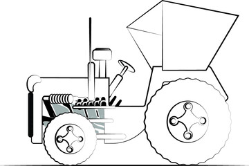 A TRACTOR SYMBOL FOR FARMING