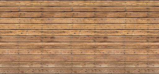 Wooden planks texture with nails in a seamless pattern