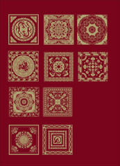 Auspicious decorative pattern in ancient China