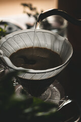 Pour over coffee
